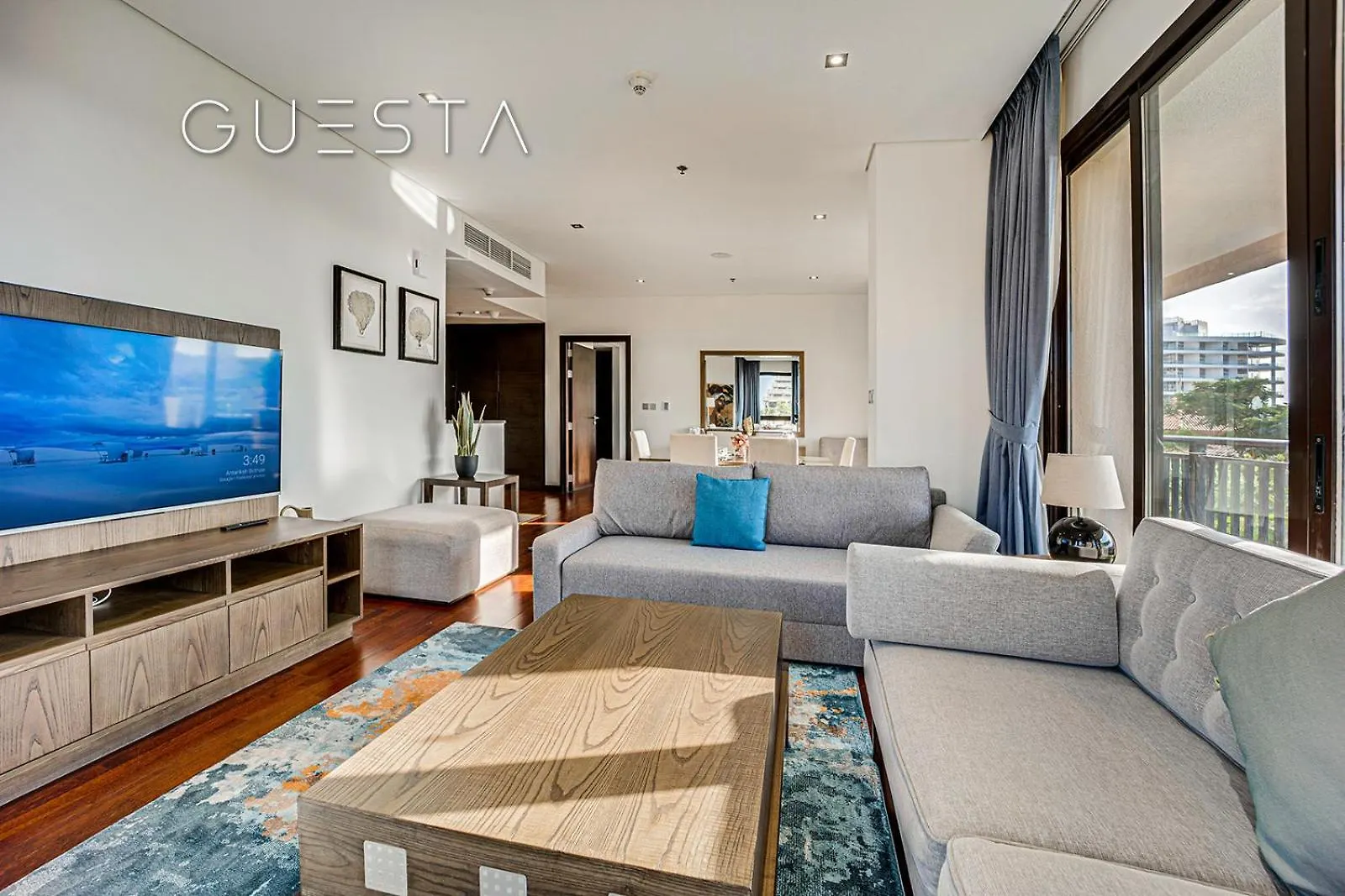 شقة Royal Amwaj Apartments, Palm Jumeirah, Free Beach And Pool Access دبي