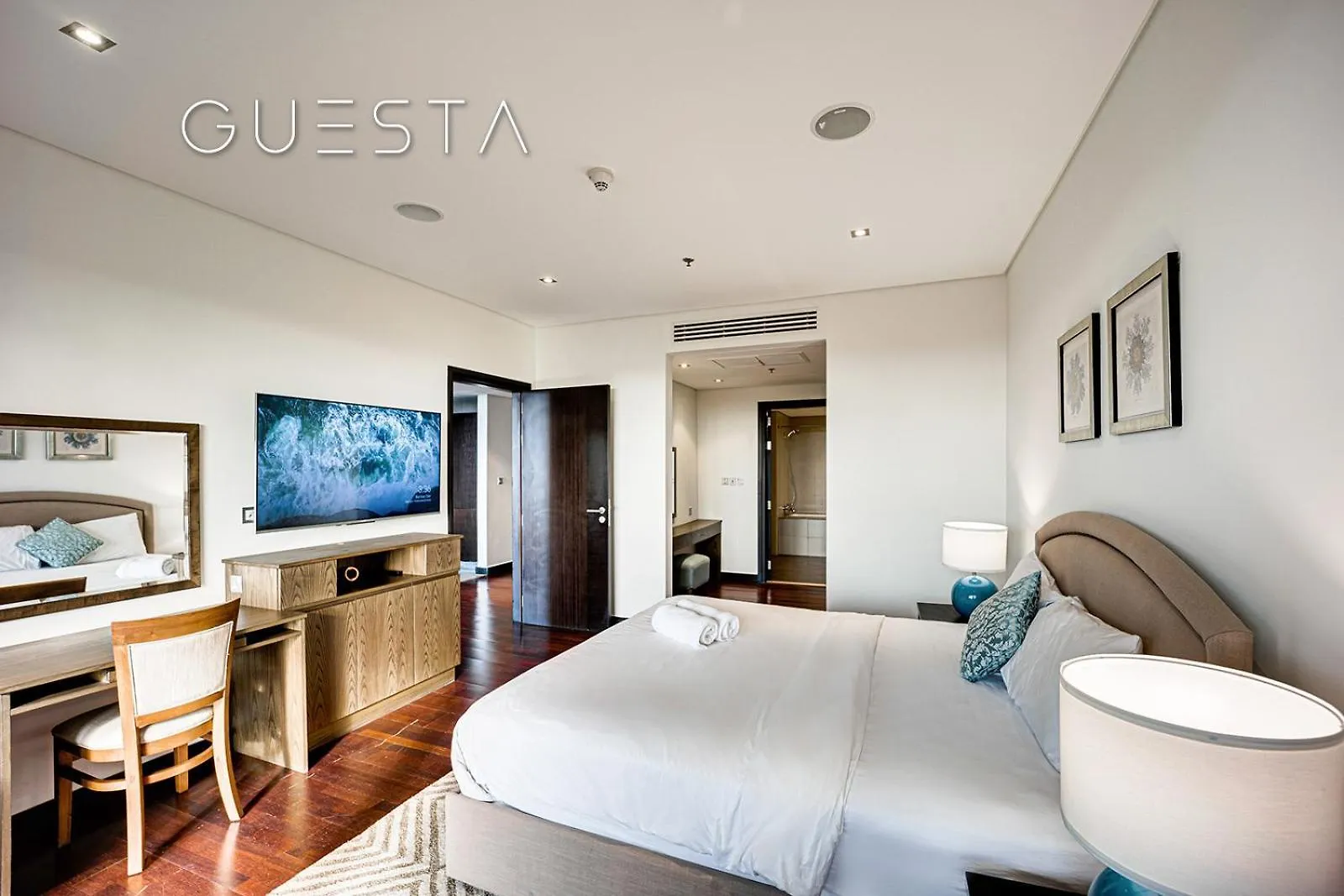 شقة Royal Amwaj Apartments, Palm Jumeirah, Free Beach And Pool Access دبي